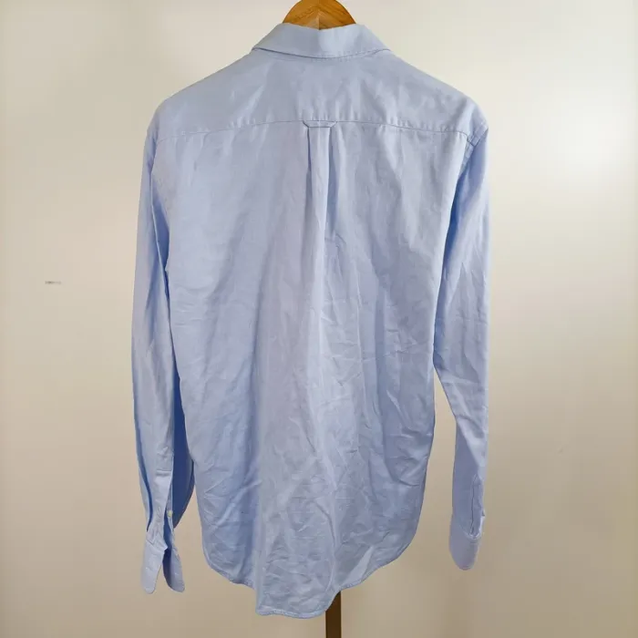 Chemise bleu ciel Café Coton Paris 100% coton col classique taille 40/41 A1300 - photo numéro 3