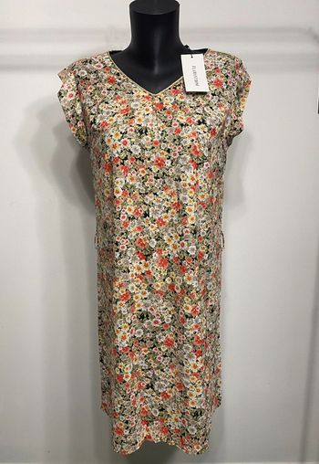 Robe manche courte femme T36 flamant rose neuve étiquetée