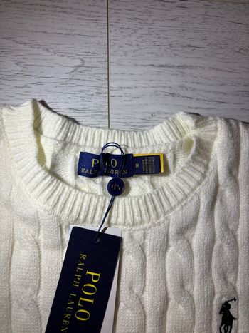 Torsadés Ralph Lauren beige taille M
