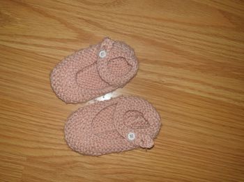 Chausson ballerines laine