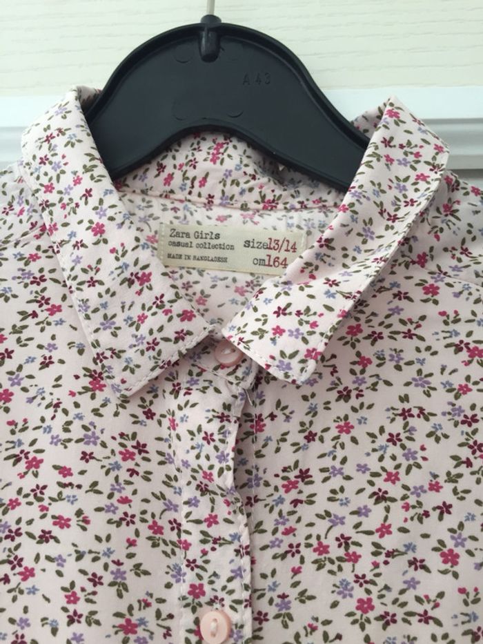Chemisier MC à fleurs Zara - photo numéro 2