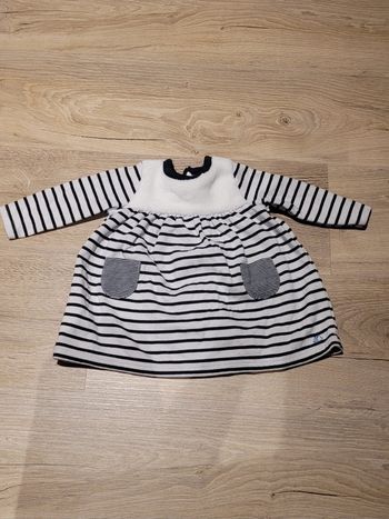 Robe manche longue 6 mois fille