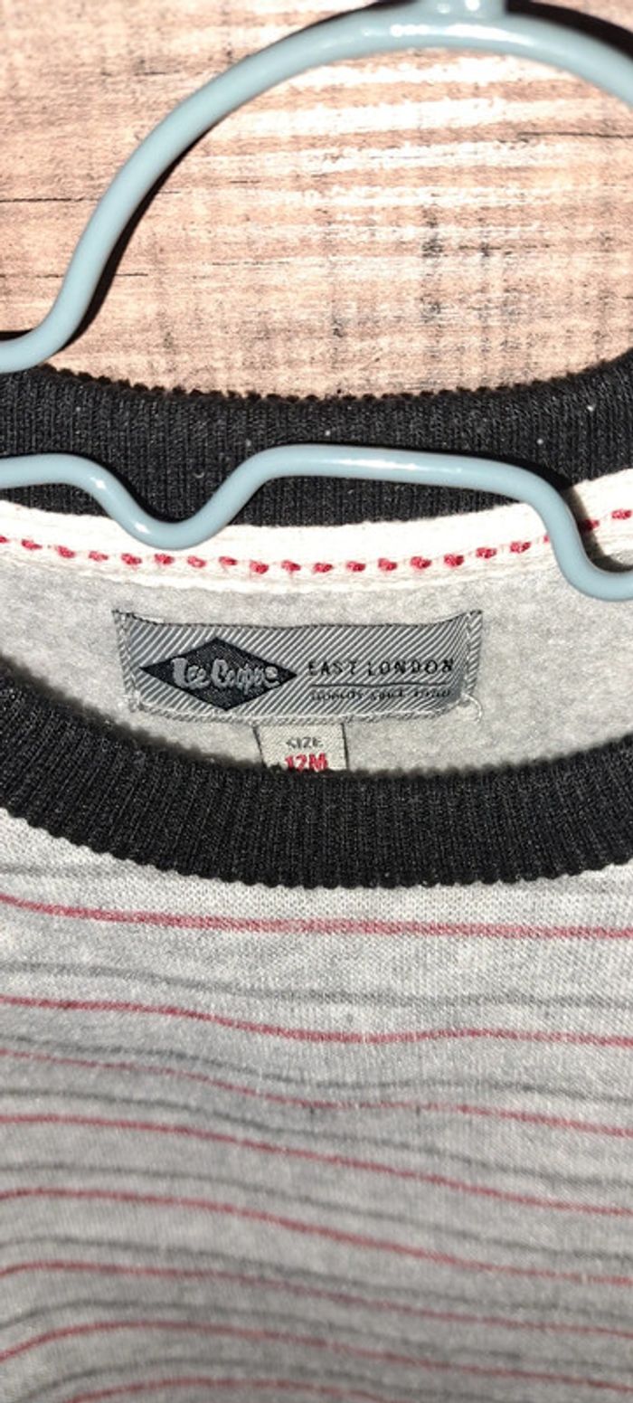 Pull gris Lee Cooper 12 mois - photo numéro 4