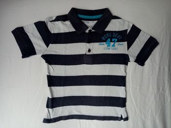 Polos rayé manches courtes