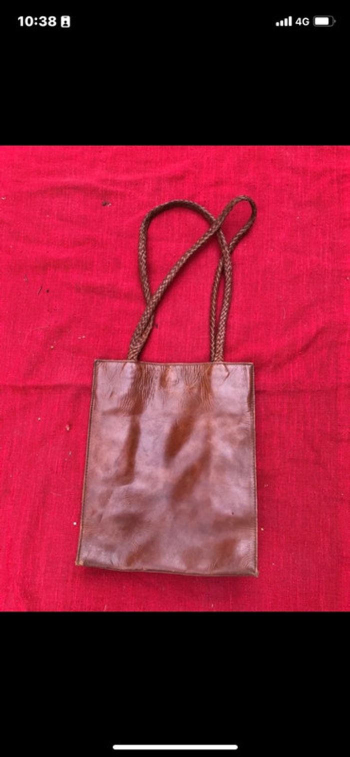 Sac cuir vintage