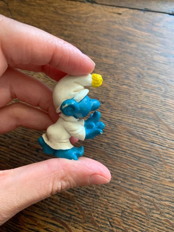 Figurine schtroumpf dormeur - photo numéro 3
