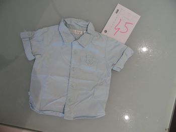 chemise 3 mois manche court Obaibi