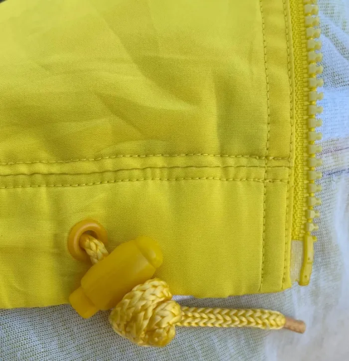 Adidas yellow vintage track jacket windbreaker Veste coupe-vent Mens Size L - photo numéro 13