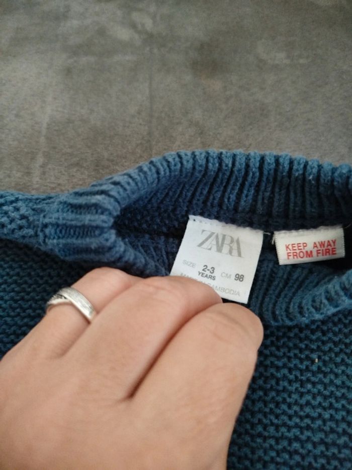 Pull bleu - photo numéro 3