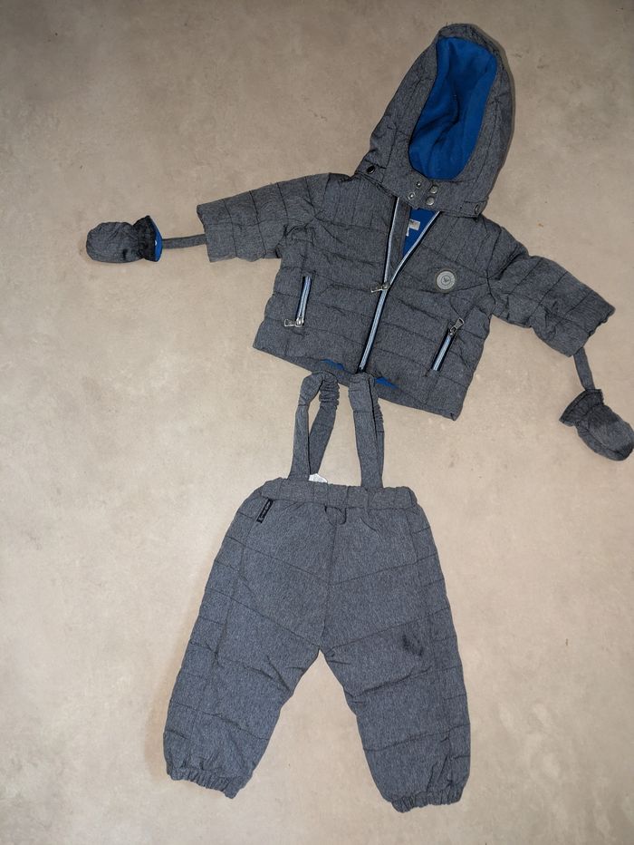 Ensemble salopette et combinaison bébé garçon - photo numéro 2