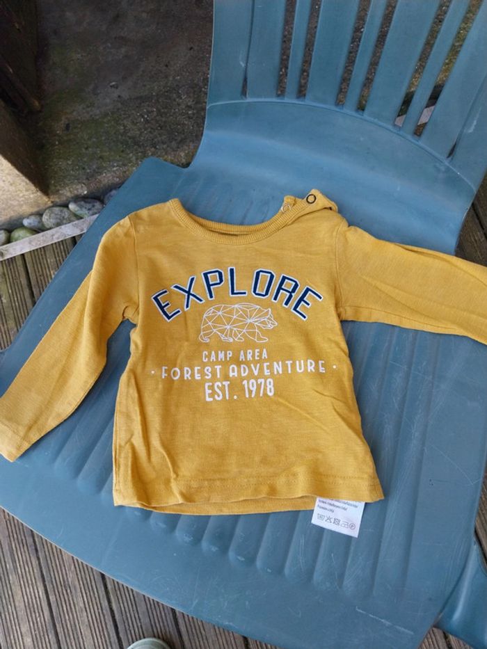 Maillot manches longues 3 mois
