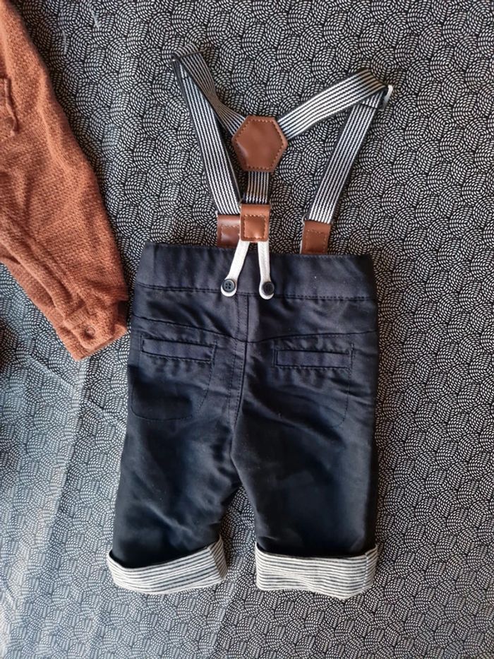 Lot 4 vêtements automne hiver taille 1 mois - photo numéro 4