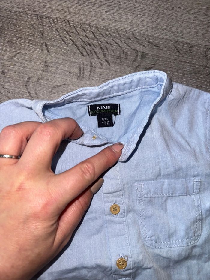 Chemise 12 mois Kiabi neuve - photo numéro 3