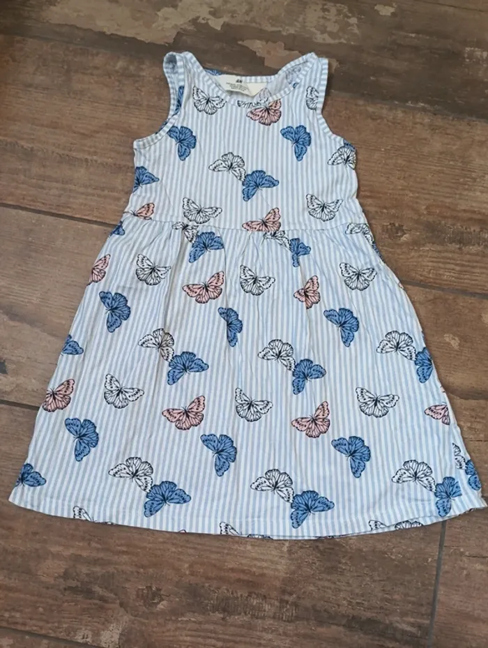 Robe sans manche Fille 4/6 ans Papillons H&M