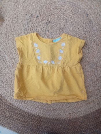 Blouse manche courte obaibi 6 mois