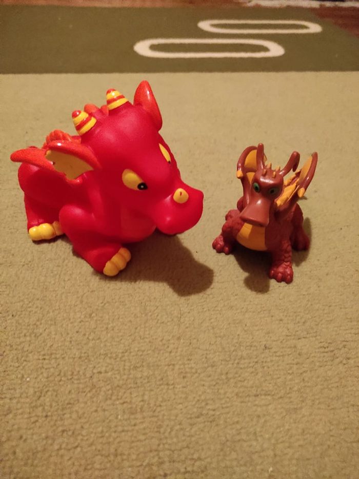 Lot de deux grands dragons - photo numéro 2