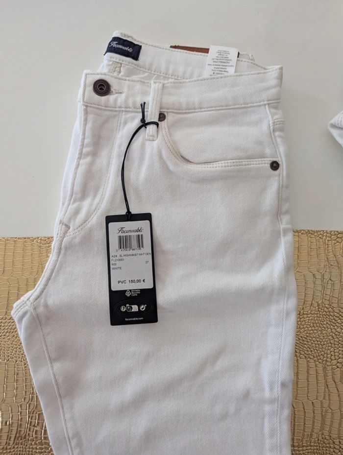 Jean façonnable - Taille 27 - Neuf avec étiquette - Valeur 150€