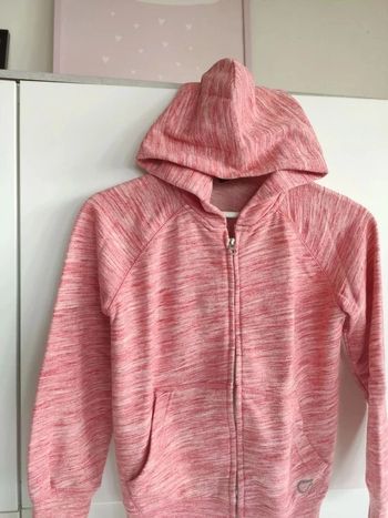 GAP Gilet garçon rose chiné 10/12 ans