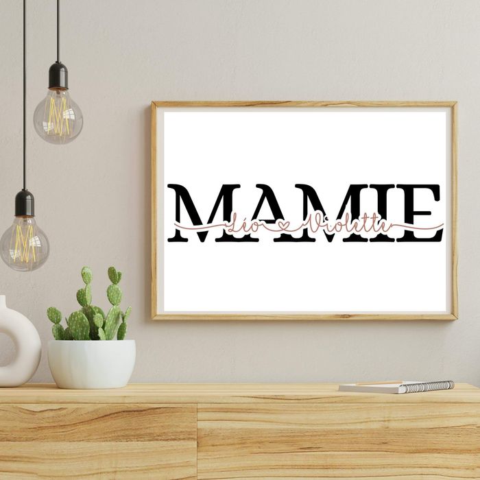 Affiche mamie