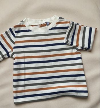 T shirt rayé  manches longues 