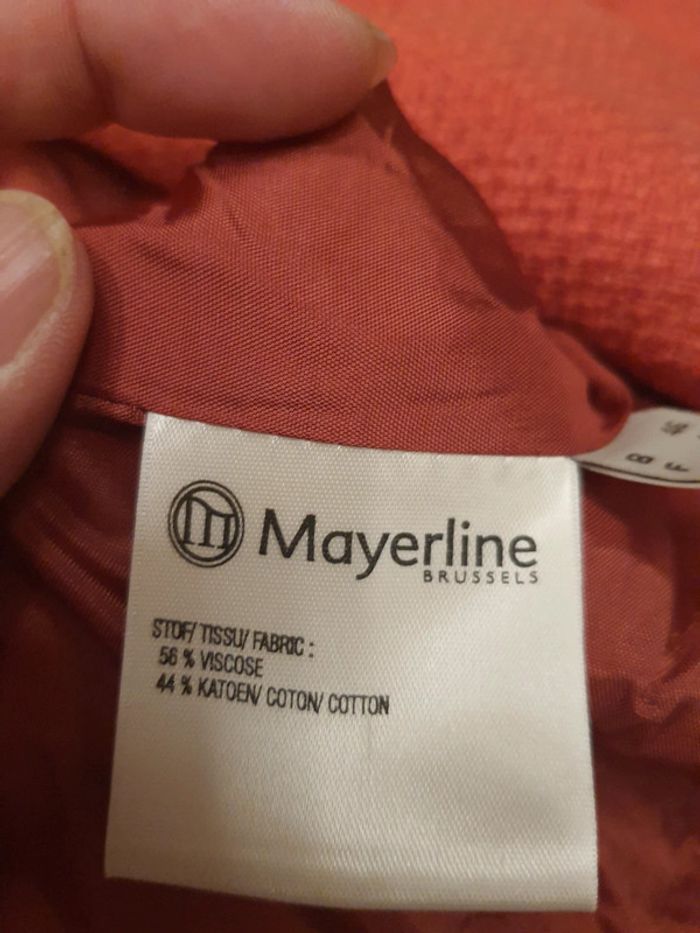 Blazer Mayerline  be fr 46 viscose et coton - photo numéro 9