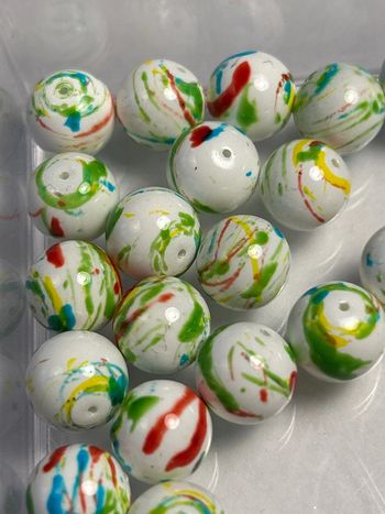 A243, 20 perles en verre de 10mm