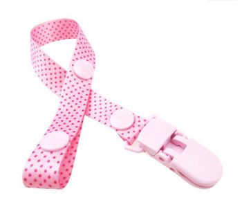 Attache sucette rose