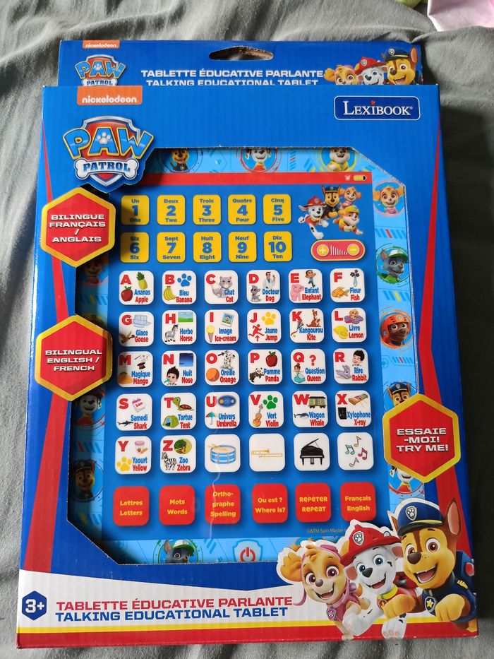 Tablette Lexibook pat patrouille