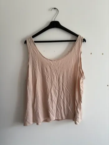 Débardeur Etam rose pâle/nude taille XL
