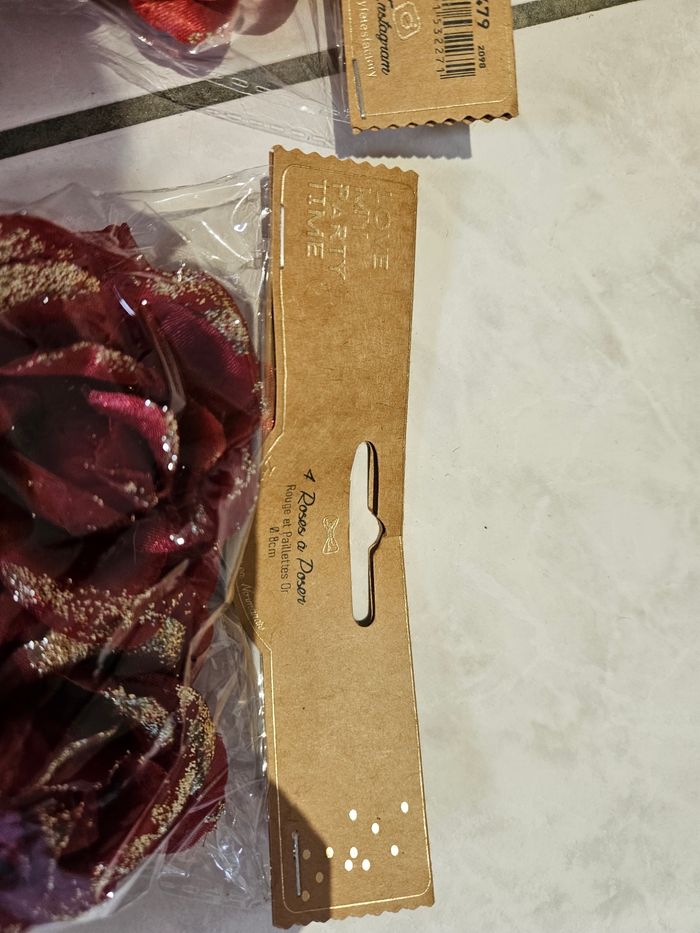 Lot de 2 paquets : 2 x 4 roses - photo numéro 2