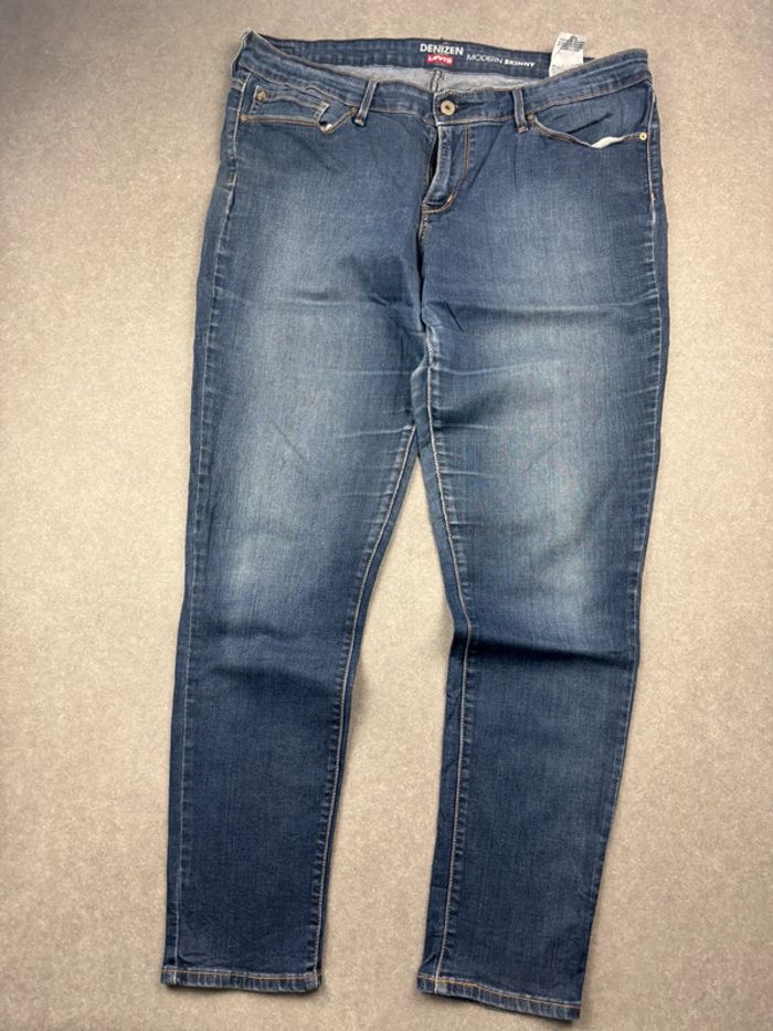 Jean pantalon coupe droite denizen levis bleu taille W34 - photo numéro 6