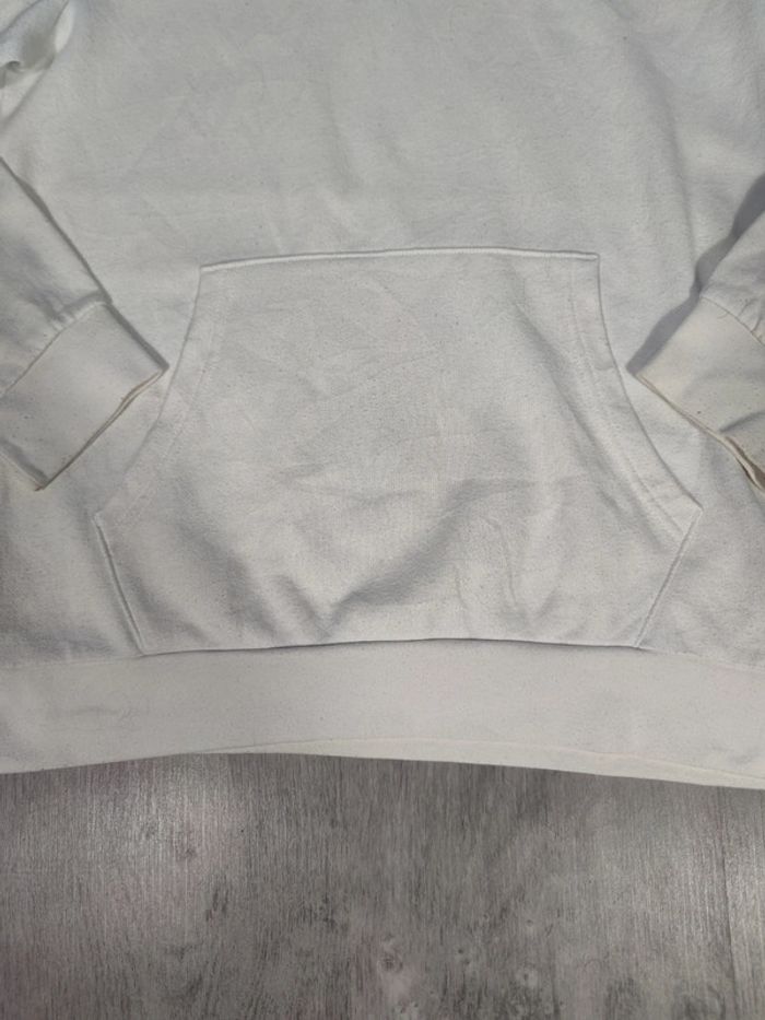 Sweat à Capuche Champion Blanc Logo Floqué Taille XS Homme - photo numéro 4