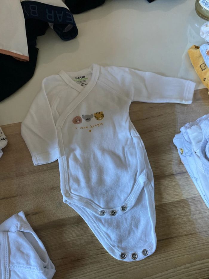 Lot de 6 body 1 mois kiabi - photo numéro 7