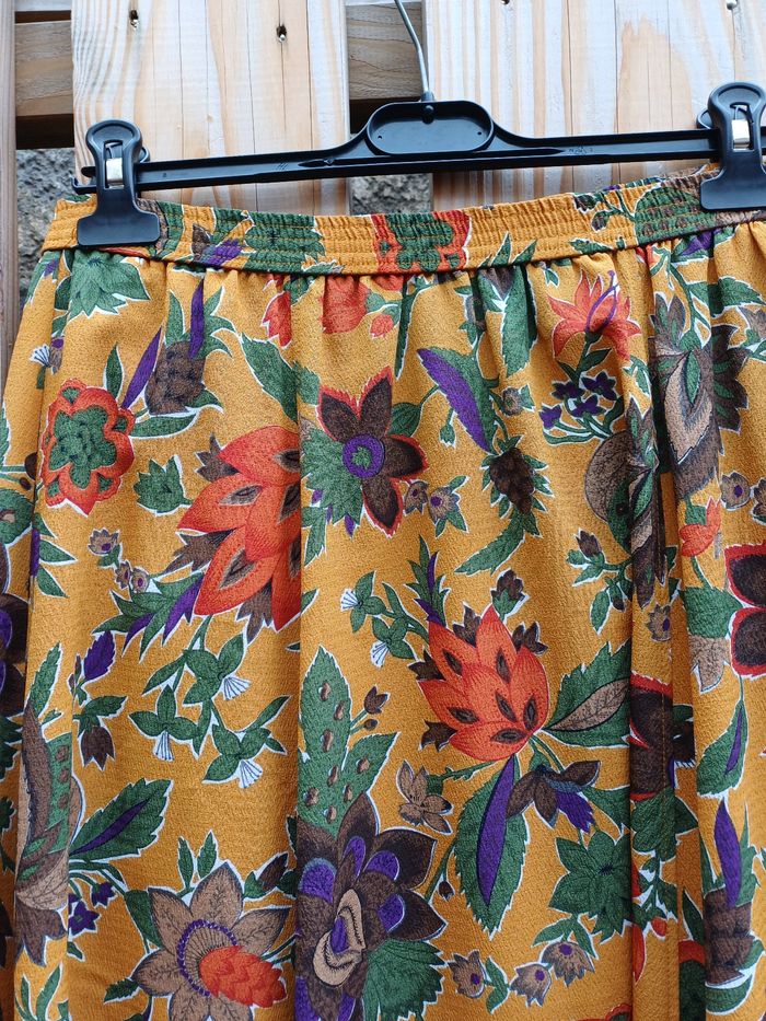 Jolie jupe longue vintage Devernois taille 38 - photo numéro 4