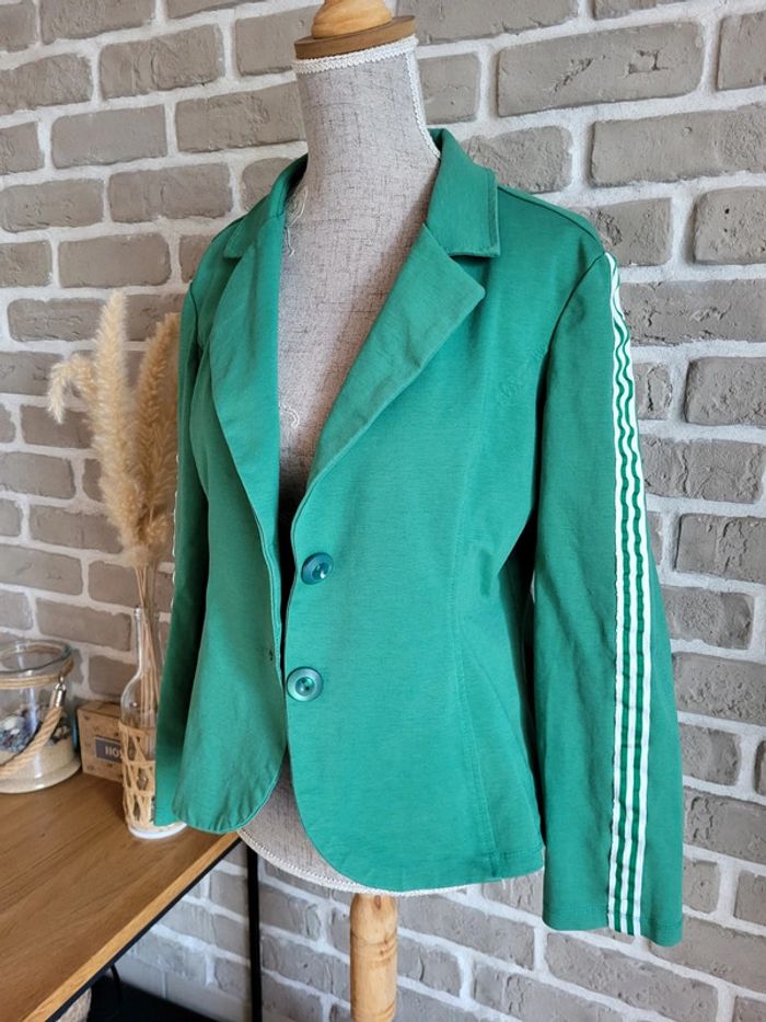 Veste blazer vert G. Ricceri - streetwear chic - photo numéro 5