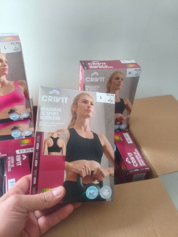 Brassière de sport CRIVIT seamless neuve