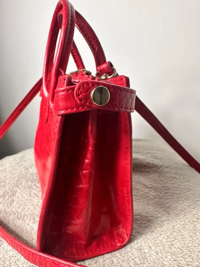 Sac à main rouge mango Bordeaux - photo numéro 3