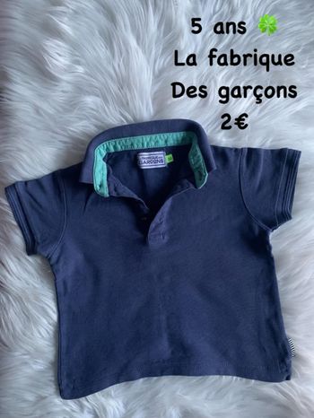 Polo 🍀 5 ans 🍀 La fabrique des garçons