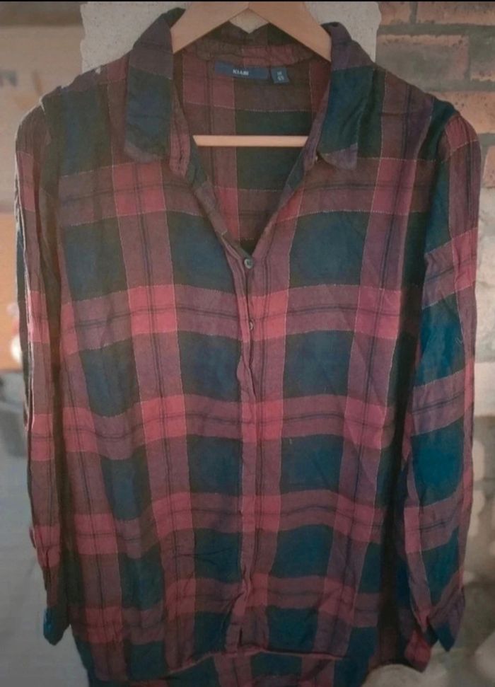 Chemise manches longues à carreaux - photo numéro 3