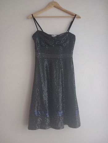 Robe bleu à paillettes S