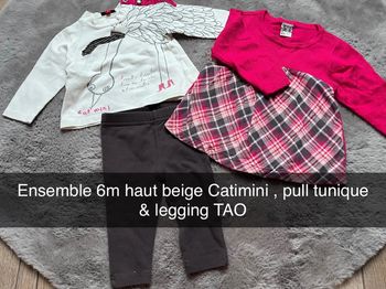 Ensemble 2 haut + 1 bas 6m