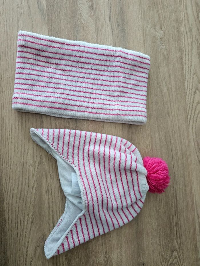 Bonnet + tour du cou Fille T2 - photo numéro 4