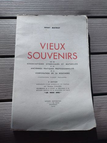 Vieux souvenirs. Henry matrot