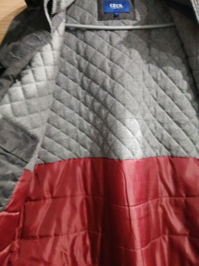 Doudoune gris foncé,  froncée au dos - photo numéro 9