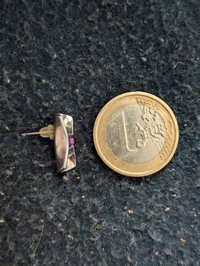 Petites boucles a strass - photo numéro 2