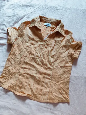 Joli haut femme Armand Thiery taille 4 couleur orange