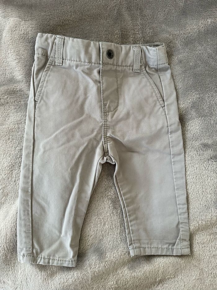 Pantalon gris 3 mois garçon