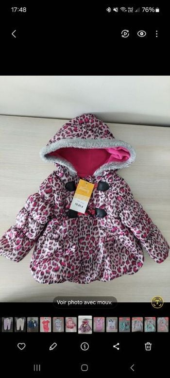 Blouson fille 18mois