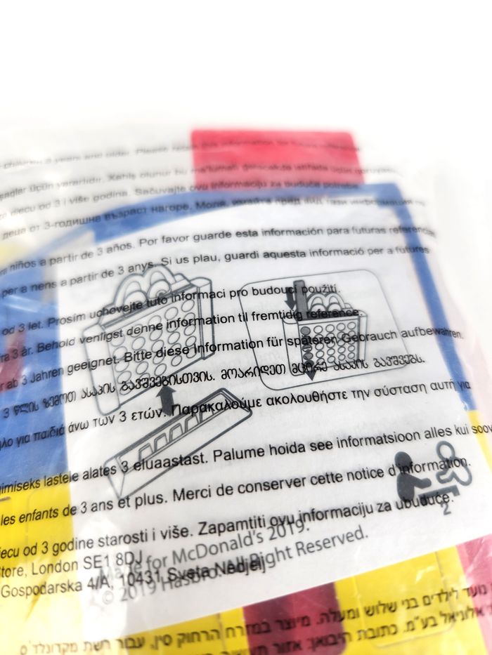 Jeu de société Hasbro McDonald's Happy Meal scellé, Mcdo 2019 - photo numéro 4