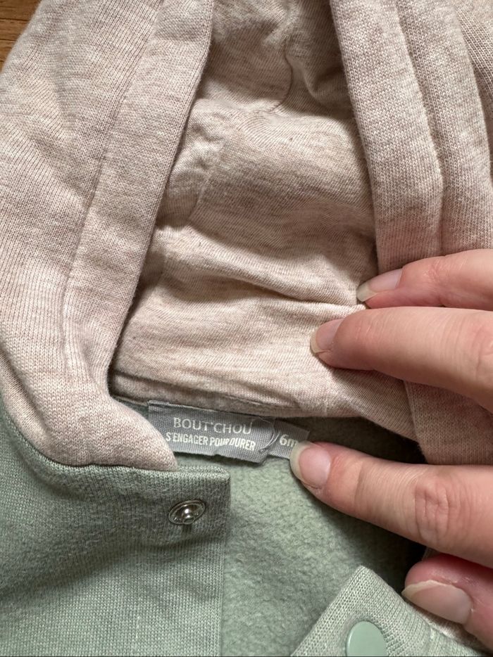Veste Teddy Monoprix Boutchou bébé 6 mois - photo numéro 2